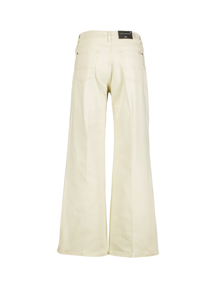 Beige tailerless jeans For All Mankind 