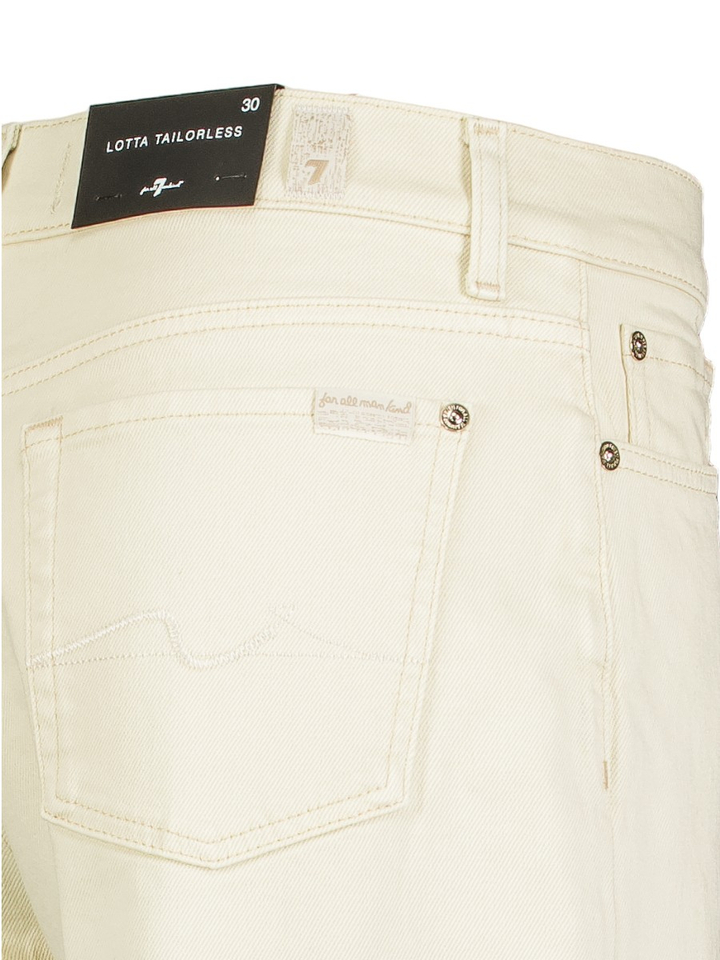 Beige tailerless jeans For All Mankind 