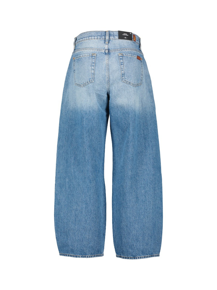 Blauwe loose fit jeans Bonnie Curvilinear For All Mankind