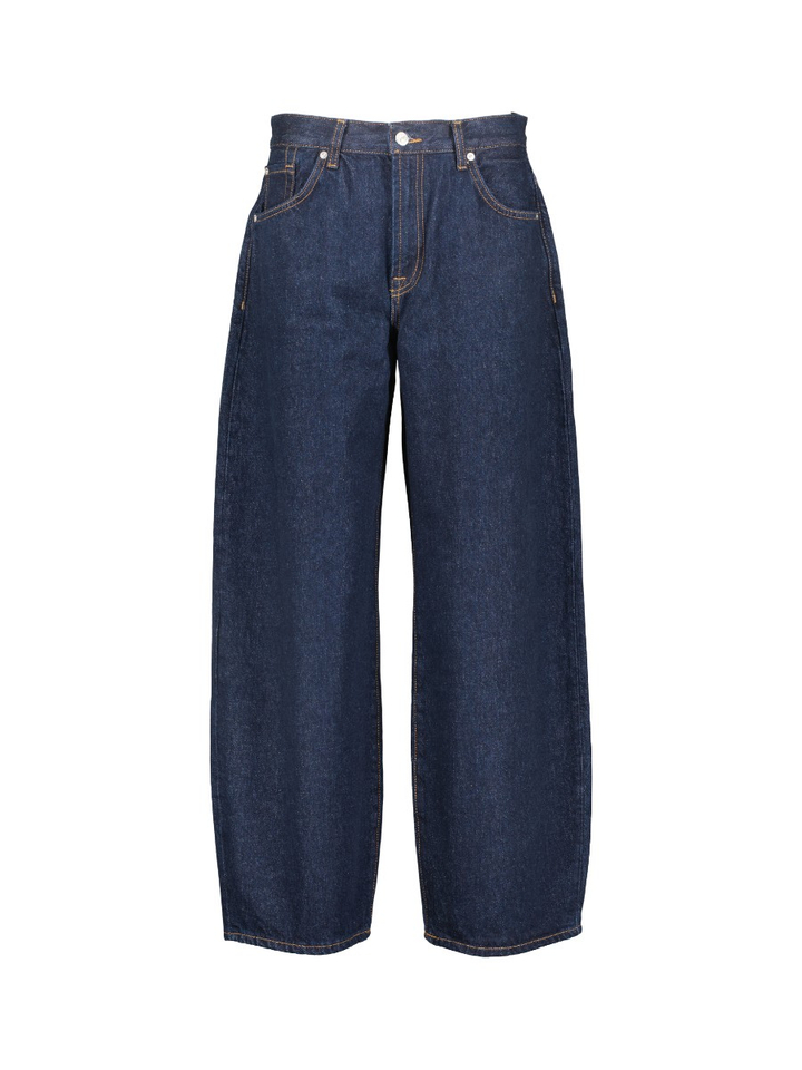 Donkerblauwe loose fit jeans Bonnie For All Mankind 