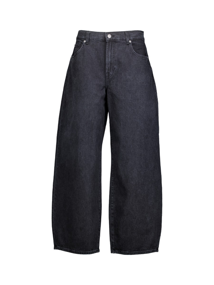 Donkerblauwe loose fit jeans
