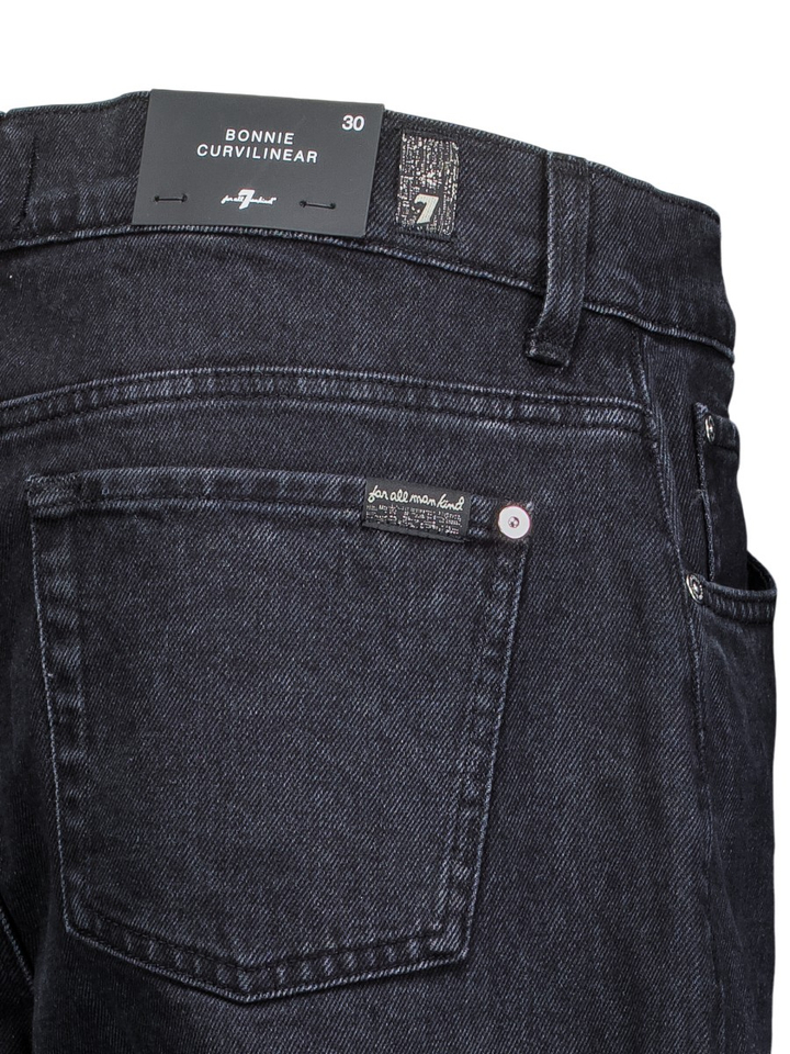 Donkerblauwe loose fit jeans