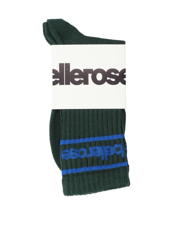 Groene sokken met blauwe details Bellerose 