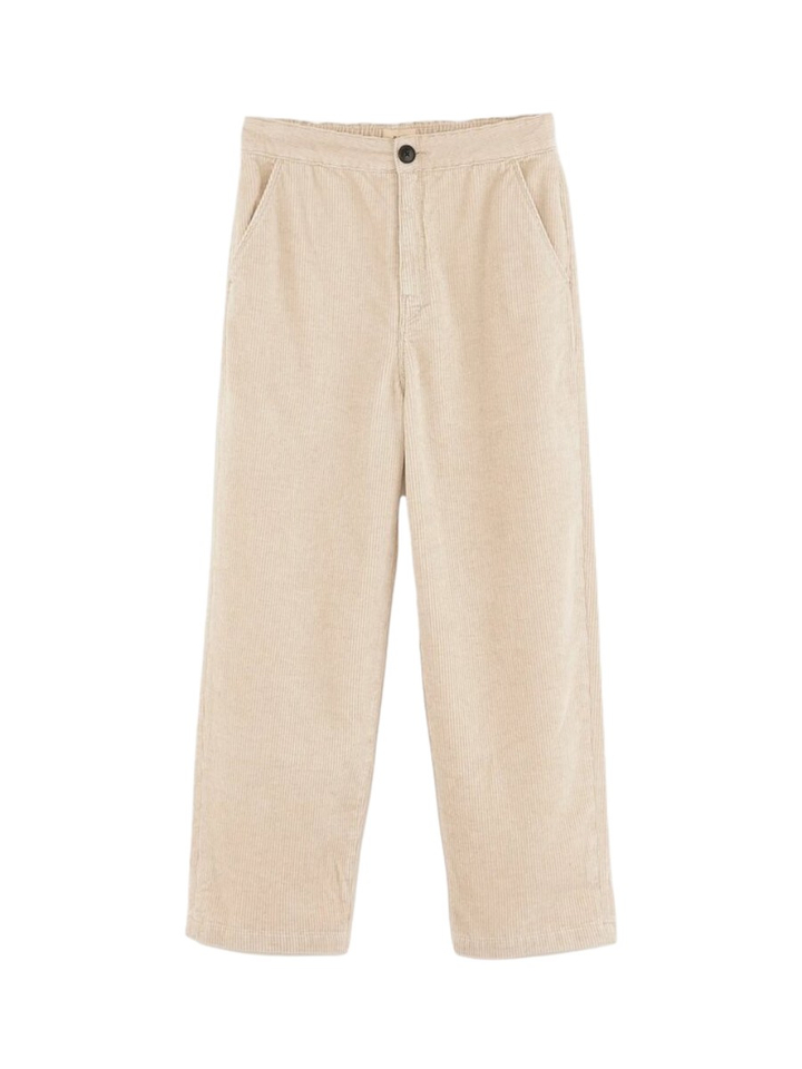 Beige broek in ribfluweel Pasop Bellerose