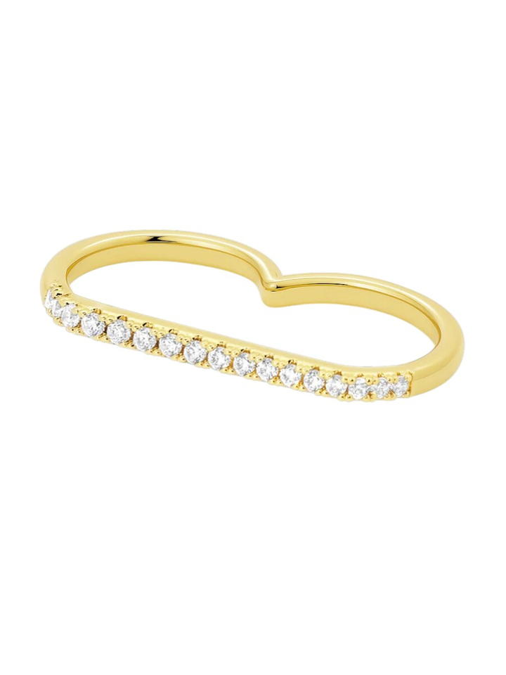 Gouden ring Bari dialond Billion Avenue