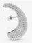 Zilver Bulb diamand earstud Billion Avenue