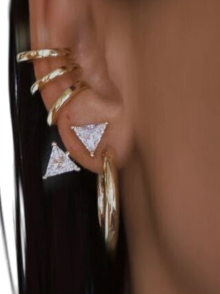 Gouden trio Iva earcuff Billion Avenue 