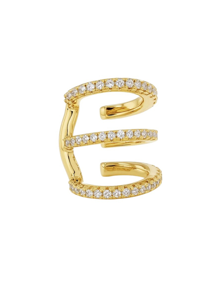 Gouden trio Ivy earstud Billion Avenue 
