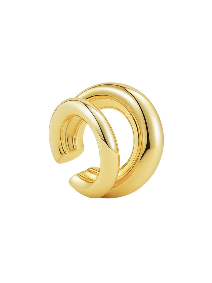 Gouden double Kos earcuff Billion Avenue 