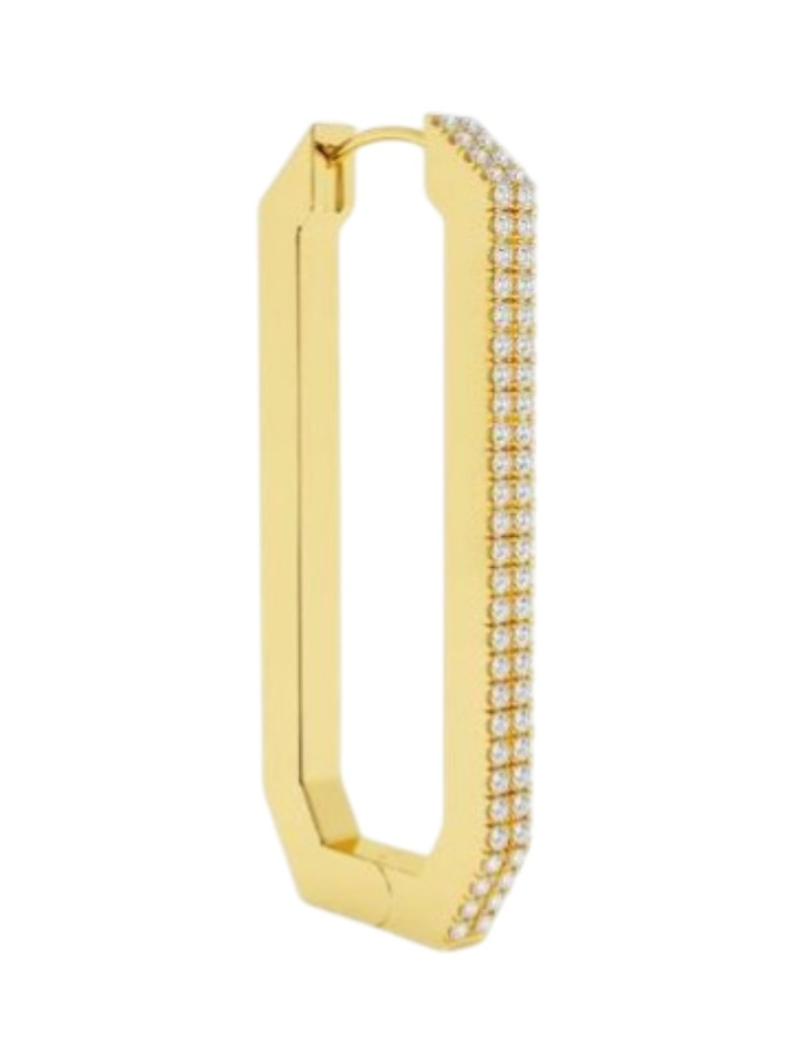 Gouden oorbellen octa long Billon Avenue