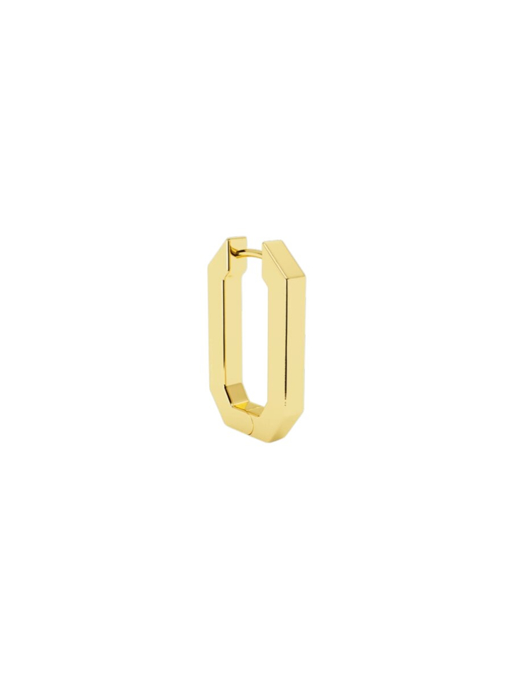 Gouden oorbellen Octa short Billion Avenue