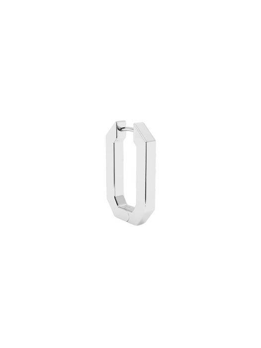 Zilver oobellen Octa short Billion Avenue