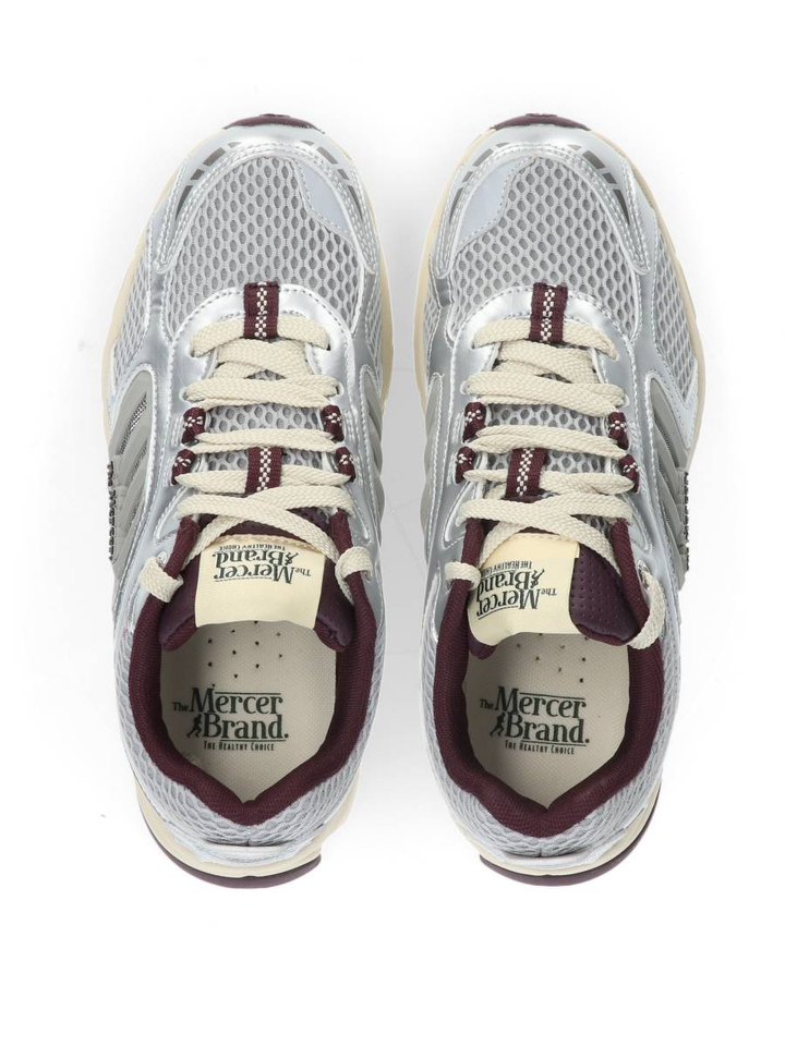 Zilver lage sneakers Re-Run Evo Mercer
