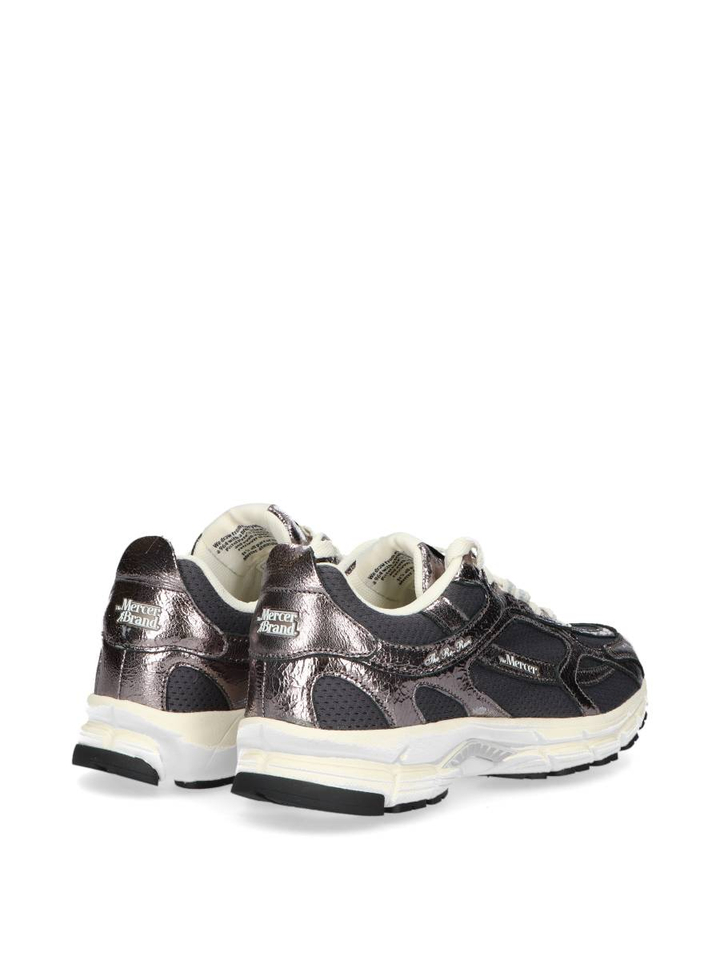 Antraciet lage sneakers Re Run Cracked Mercer 