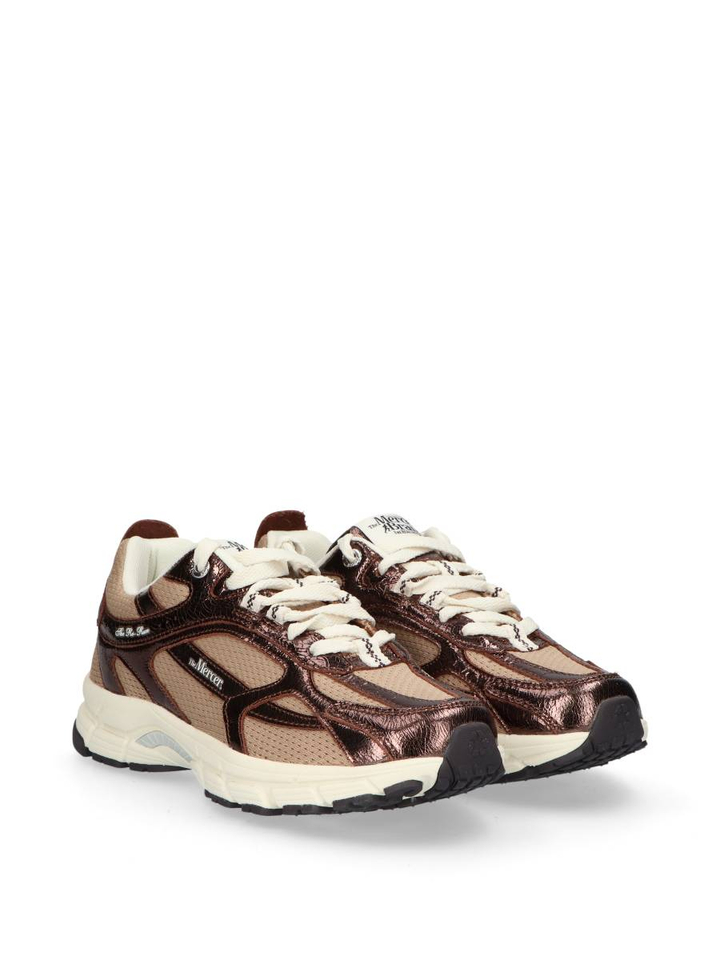 Brons lage sneakers Re-Run Cracked Mercer 