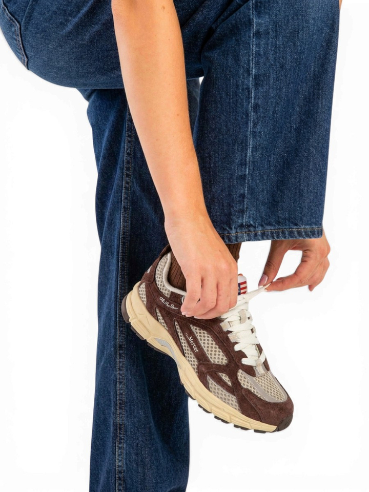Bruine lage sneaker The Re-Run Americana Mercer 