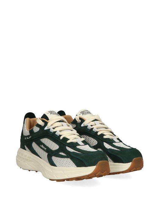 Green lage sneakers Run max Nubuk Mercer