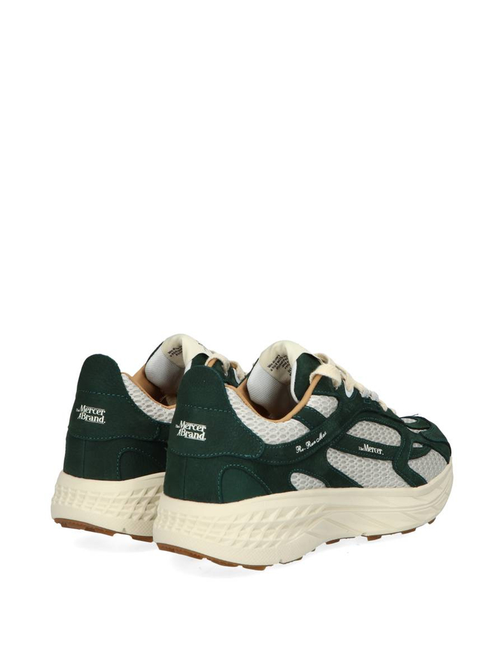 Green lage sneakers Run max Nubuk Mercer