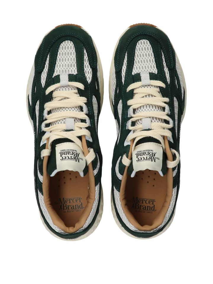 Green lage sneakers Run max Nubuk Mercer