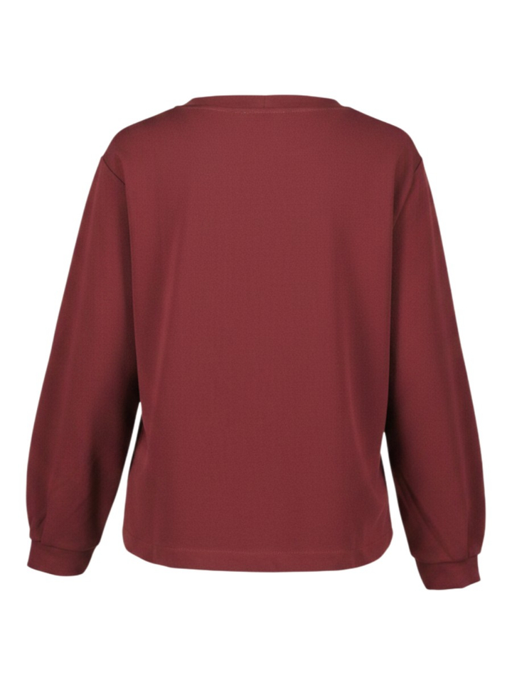 Bordeaux sweater signe nature