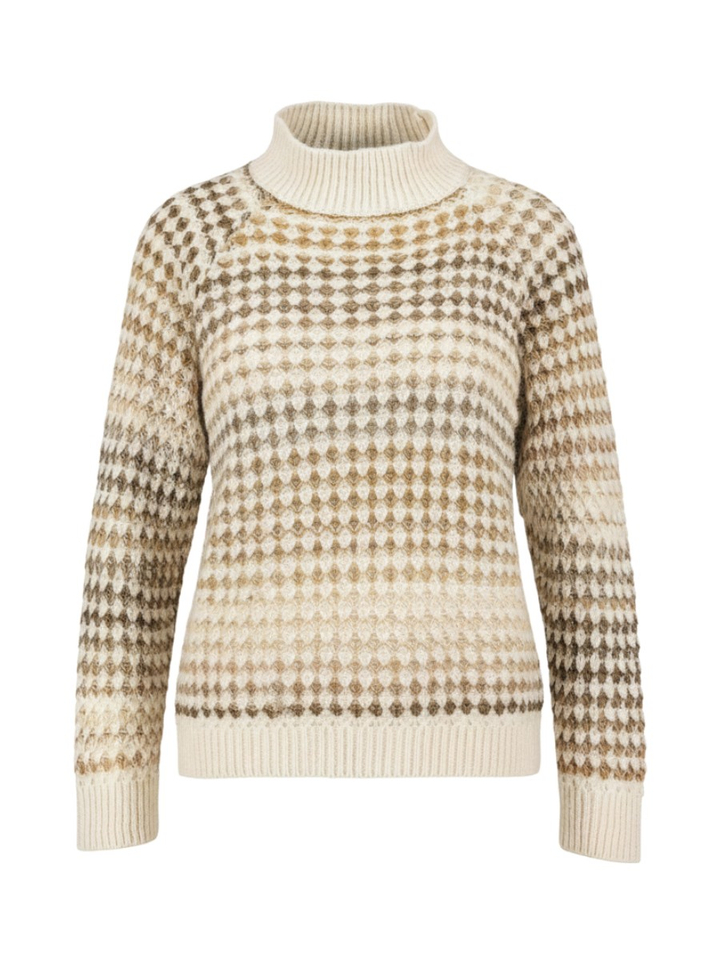 Beige gebreide trui Signe Nature 
