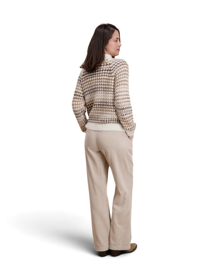 Beige gebreide trui Signe Nature