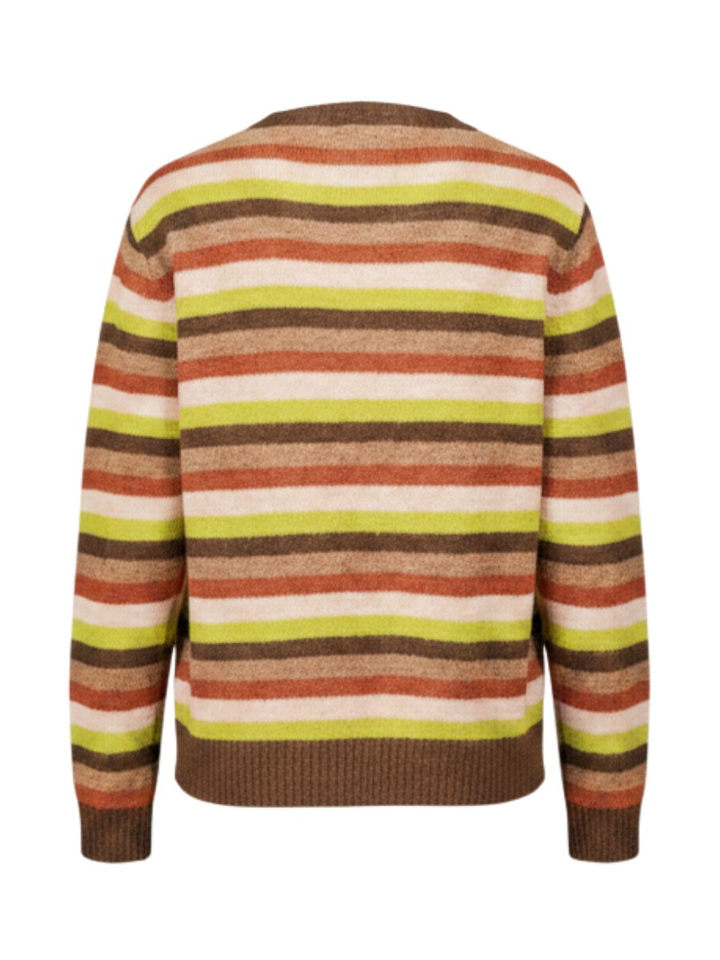 Gestreepte multicolor trui Signe Nature 