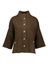 Bruine gilet met knopen Signe Nature