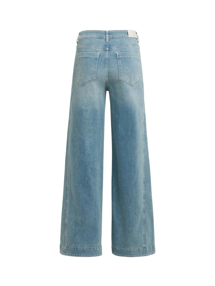 Lichtblauwe straight jeans Yaya