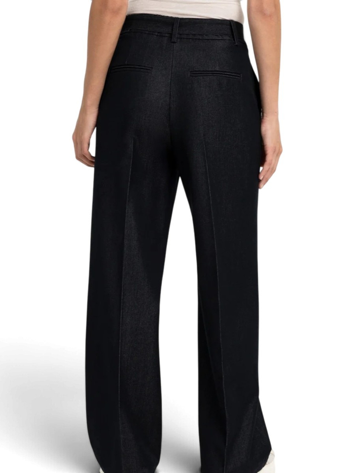Donkerblauwe denim pantalon Yaya