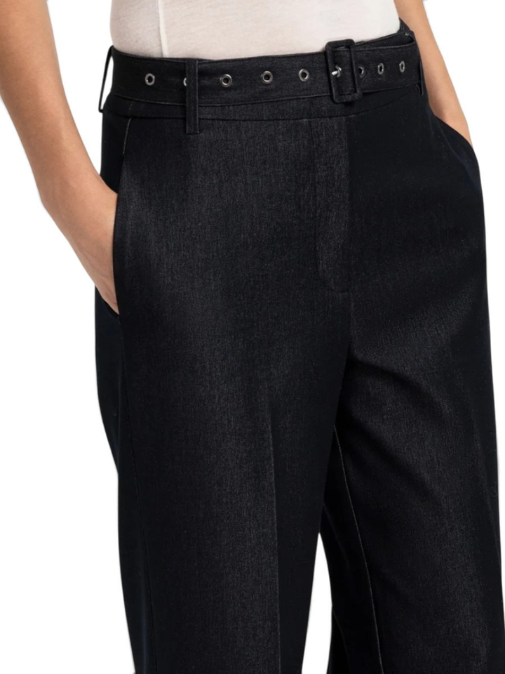 Donkerblauwe denim pantalon Yaya