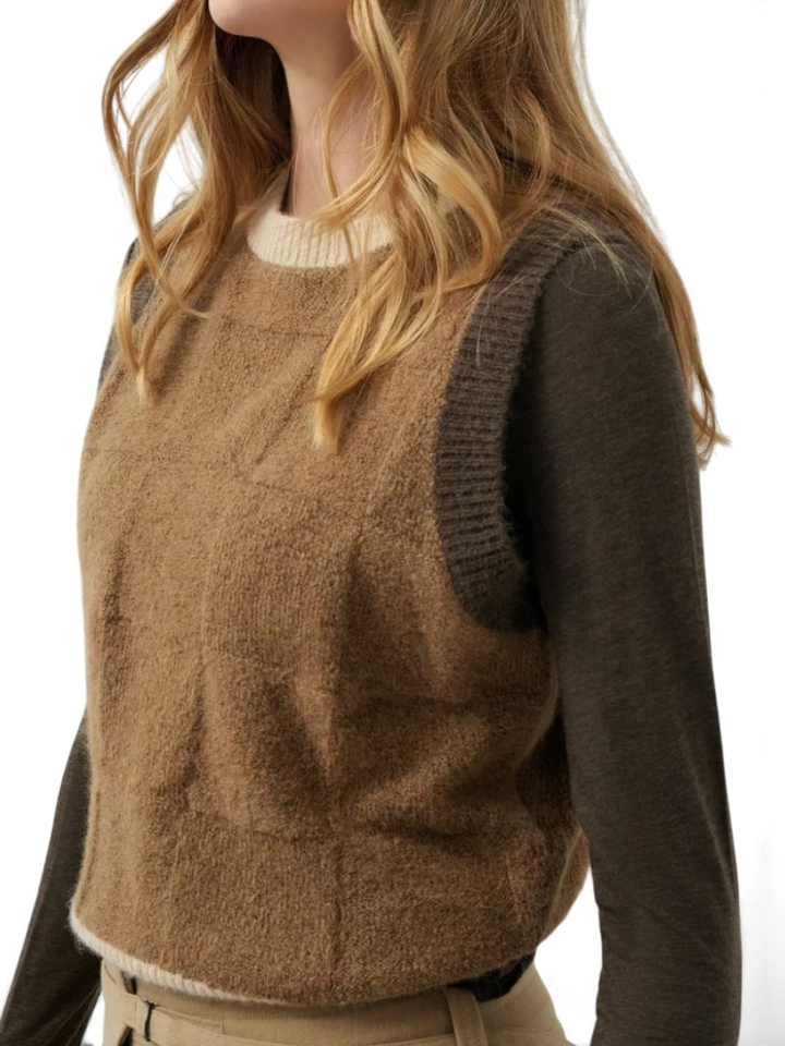 Bruine cardigan Yaya