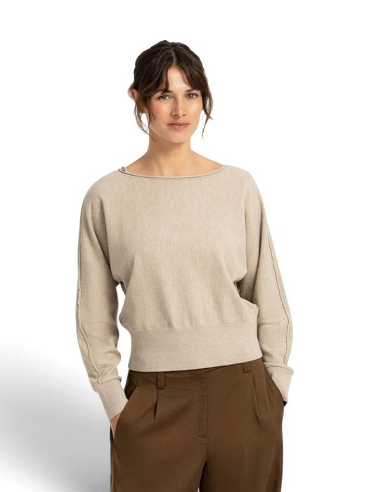 Beige casual trui YAYA