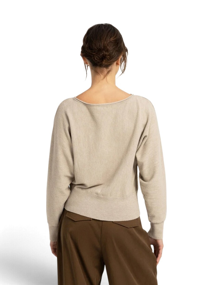Beige casual trui YAYA