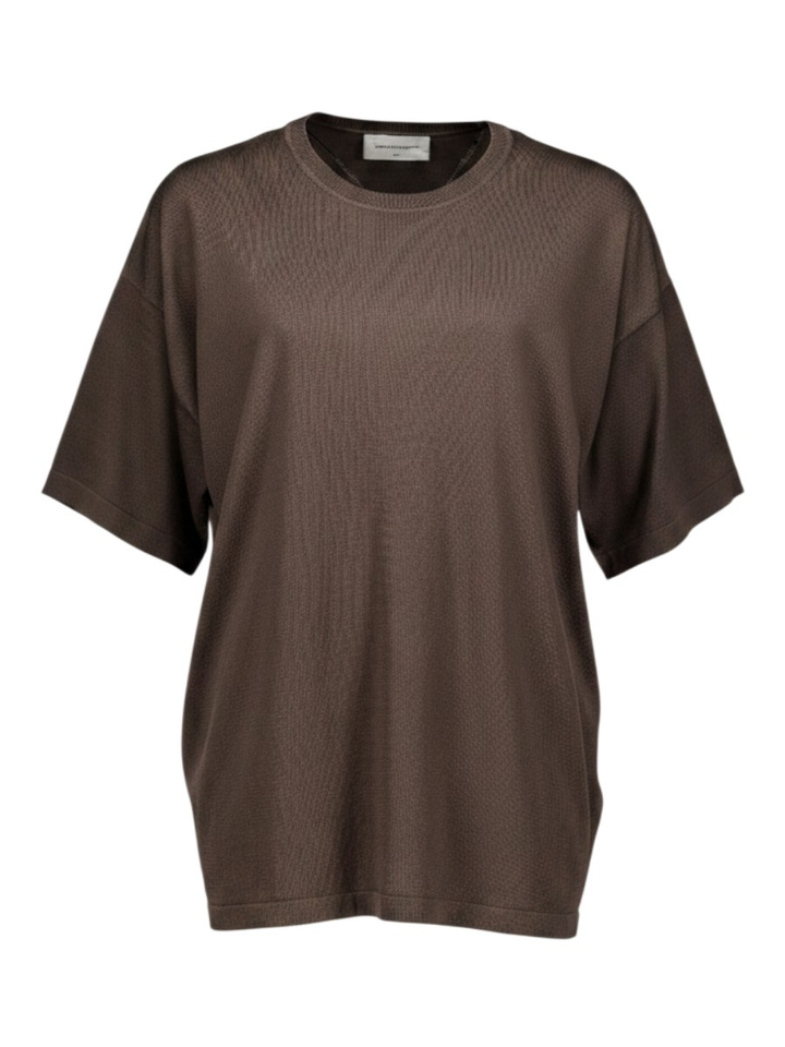 Bruine fijne oversized trui MSCH Copenhagen