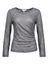 Grijze t-shirt met bloemen detail Brigitta MSCH Copenhagen