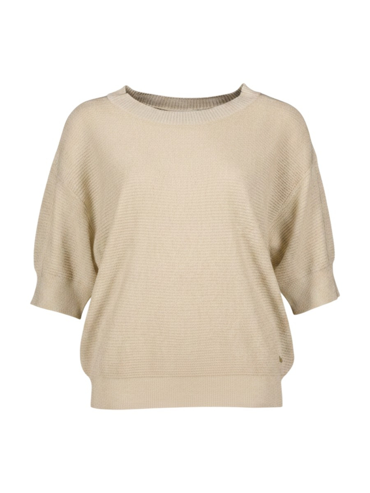 Sand trui met glitter en knoopdetail Nukus Kinty