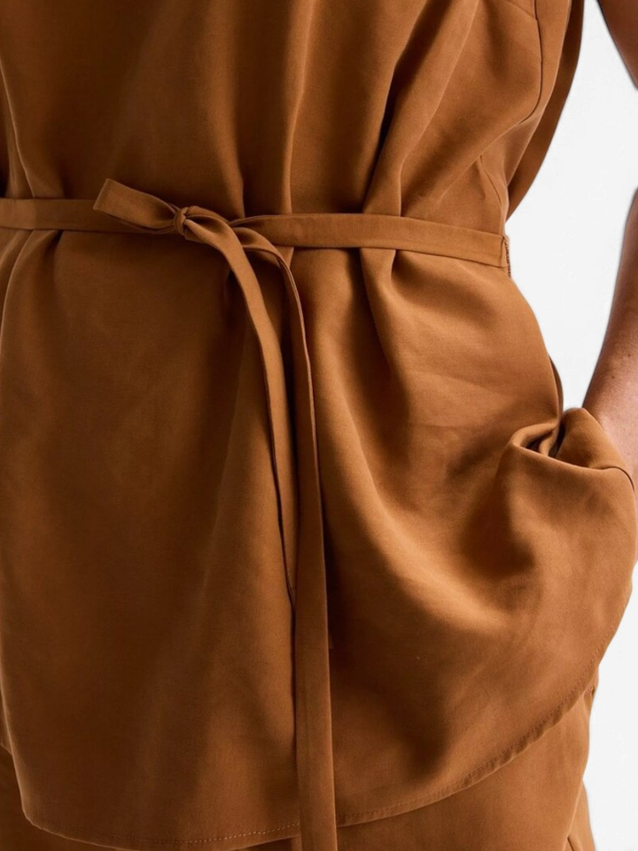 Bruine top Jamona Mayerline
