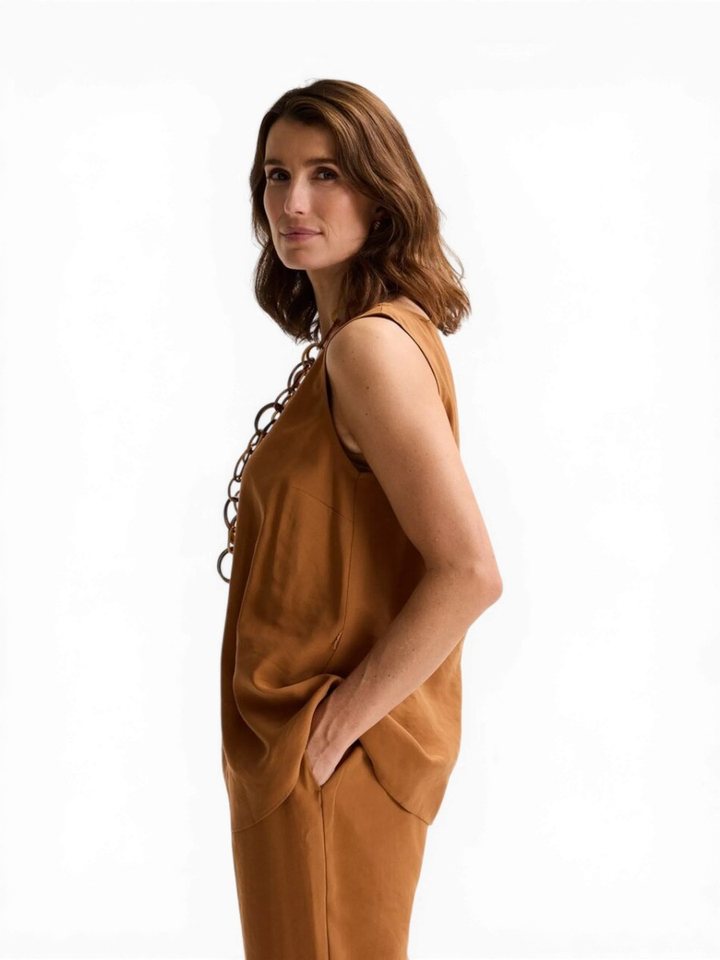 Bruine top Jamona Mayerline