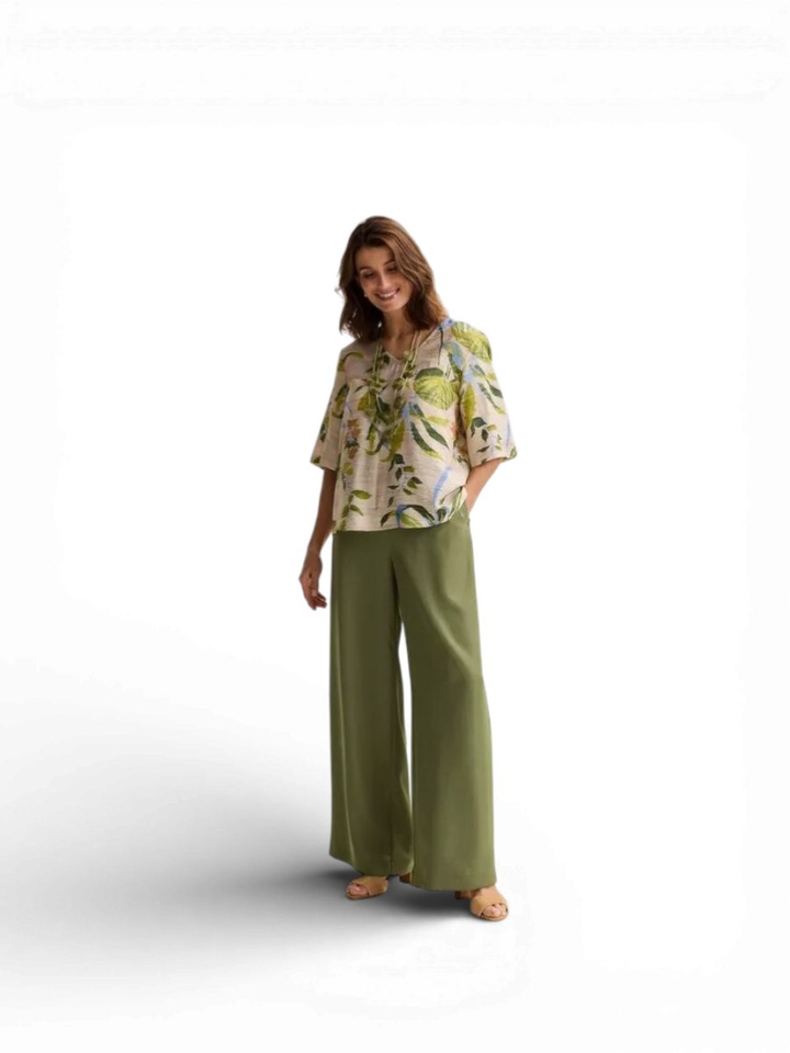 Beige bloes met bloemenprint Jadira Mayerline