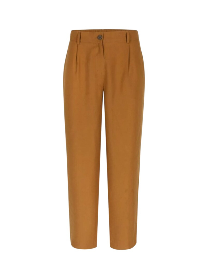 Bruine geklede broek Camona Mayerline
