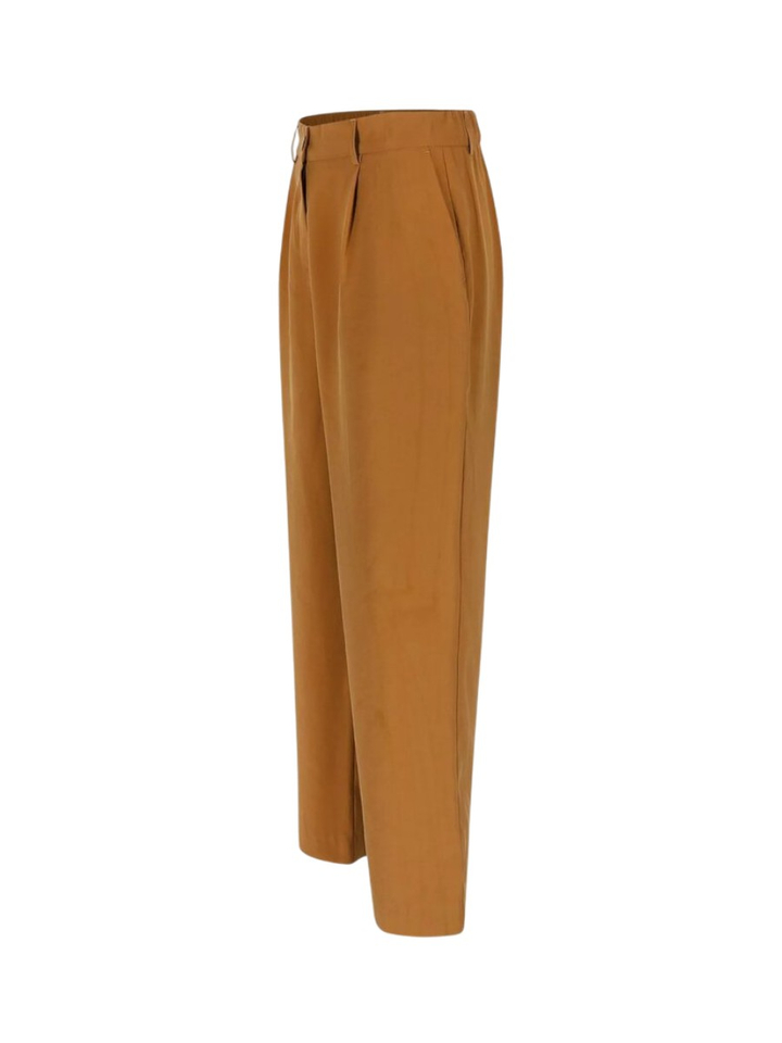 Bruine geklede broek Camona Mayerline