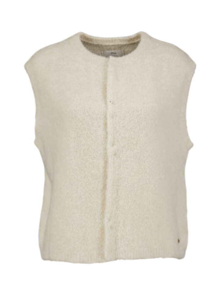 Cremekleurig mouwloze gilet Achille Des Petits Hauts