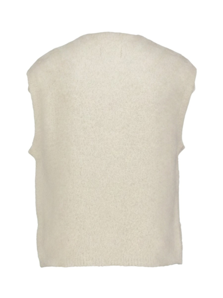 Cremekleurig mouwloze gilet Achille Des Petits Hauts