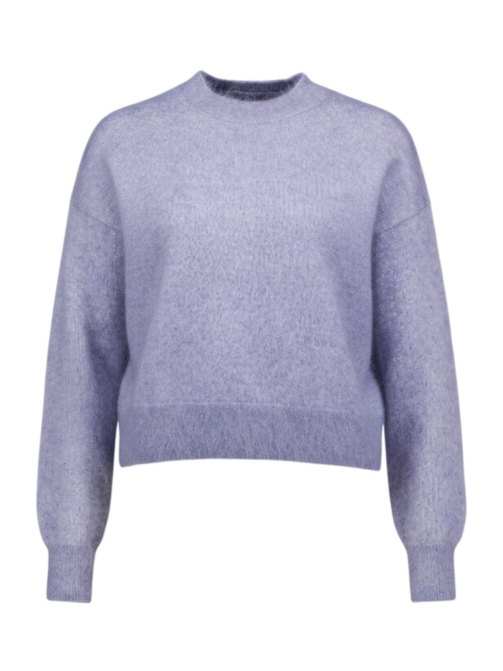 Lichtblauwe pull met ronde hals Dimitri Des Petits Hauts 