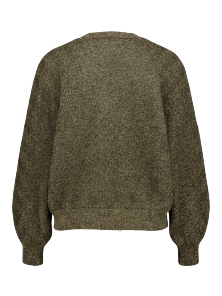 Groene gilet met knopen Diana Des Petits Hauts
