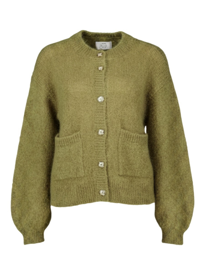Groene gilet met knopen Aliocha Des Petits Hauts
