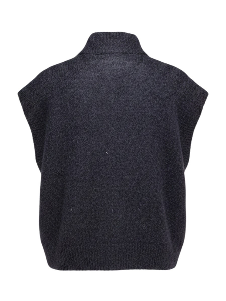 Donkerblauwe gilet zonder mouwen Alibou Des Petits Hauts 