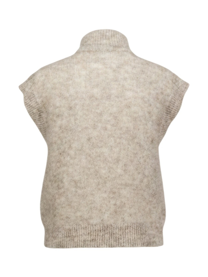 Beige gilet zonder mouwen Alibou Des Petits Hauts