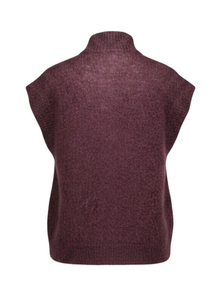 Aubergine gilet zonder mouwen Alibou Des Petits Hauts